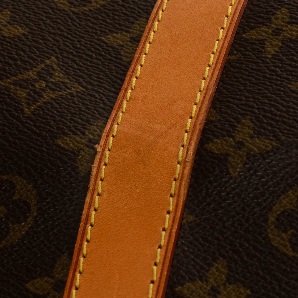 Sac Keepall 60 Vintage en toile monogram marron