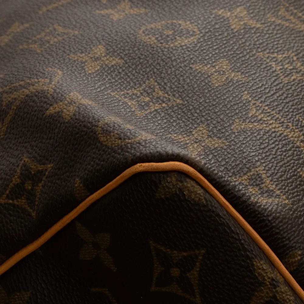 Sac Keepall 50 Vintage en toile monogram marron