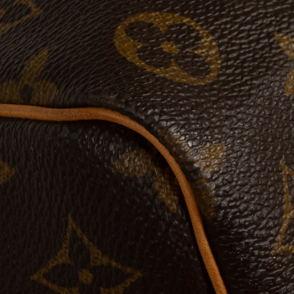 Sac Keepall 50 Vintage en toile monogram marron