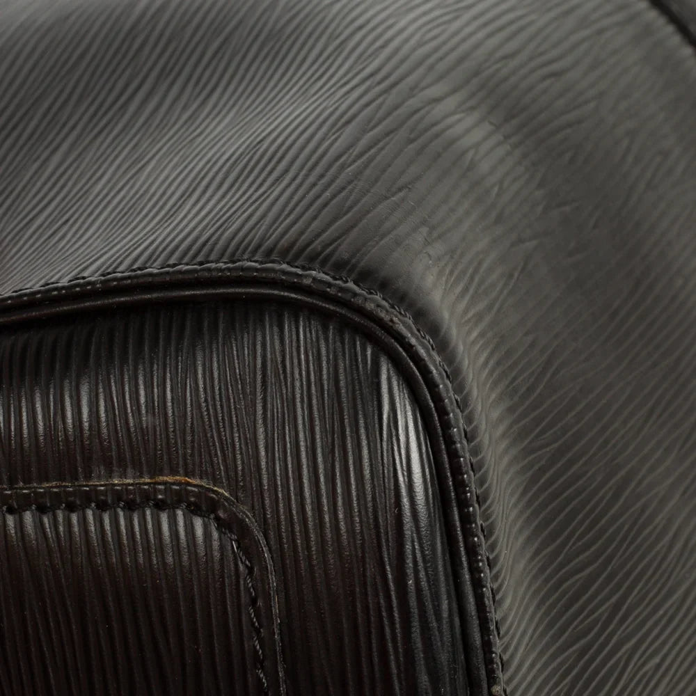 Sac Keepall 45 Vintage en cuir épi noir