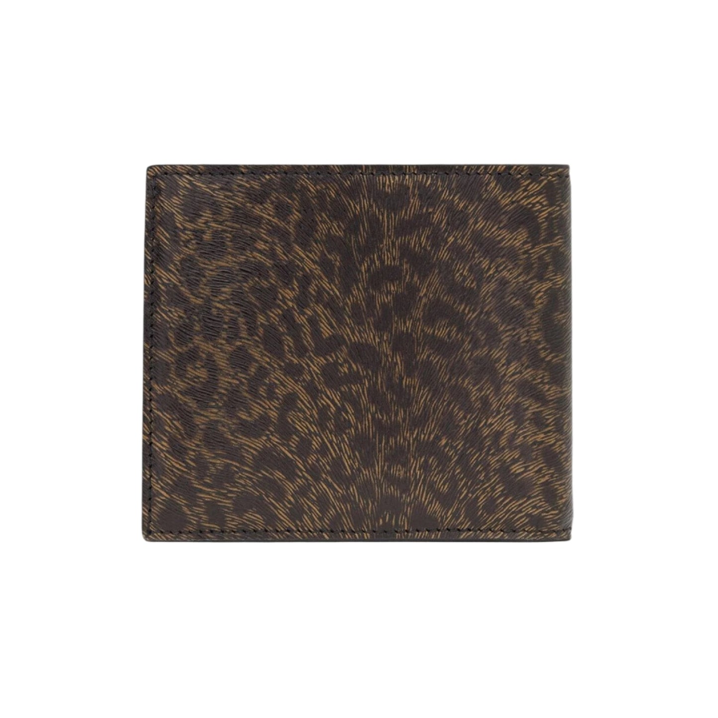 SAINT LAURENT Paris East/West Wallet in Leopard-print Leather