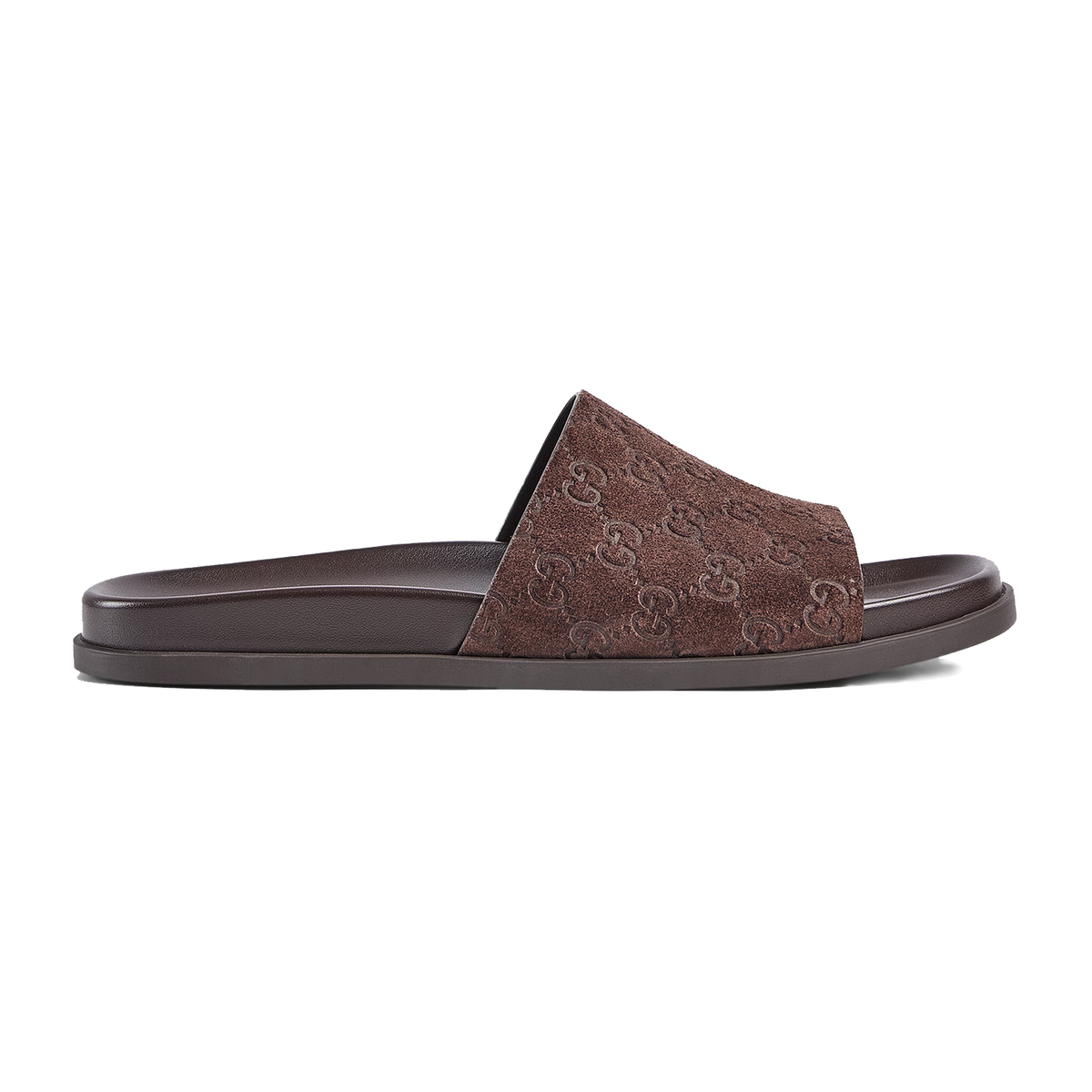 Gucci Gg Suede Men Slide