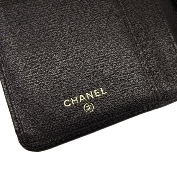 Chanel CC Button Bifold Wallet Leather Long Wallet A20904 in Good condition