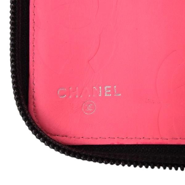Chanel CC Cambon Zippy Wallet Leather Long Wallet A48860 18番台 in Good condition