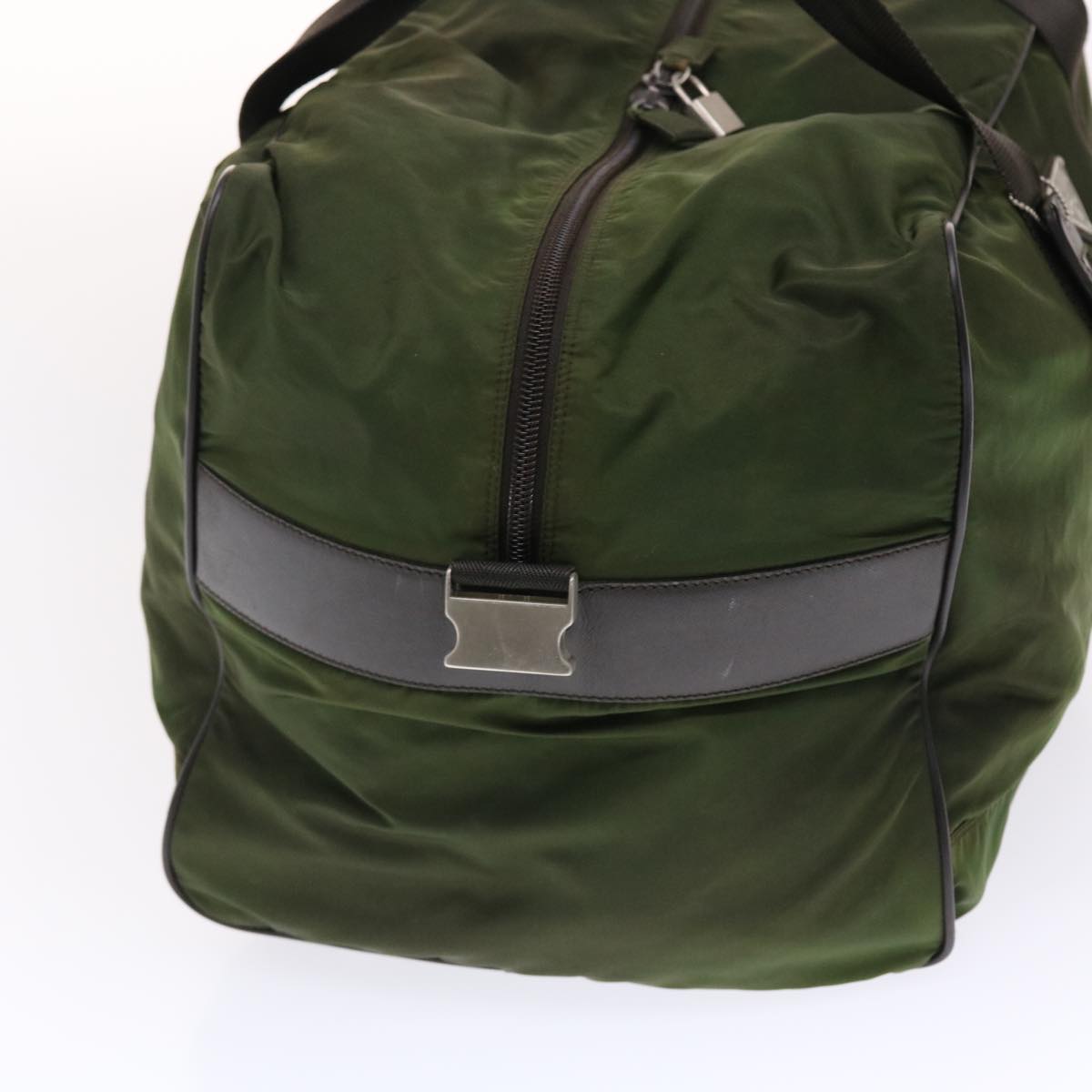 Prada Boston Bag Nylon Khaki tb781