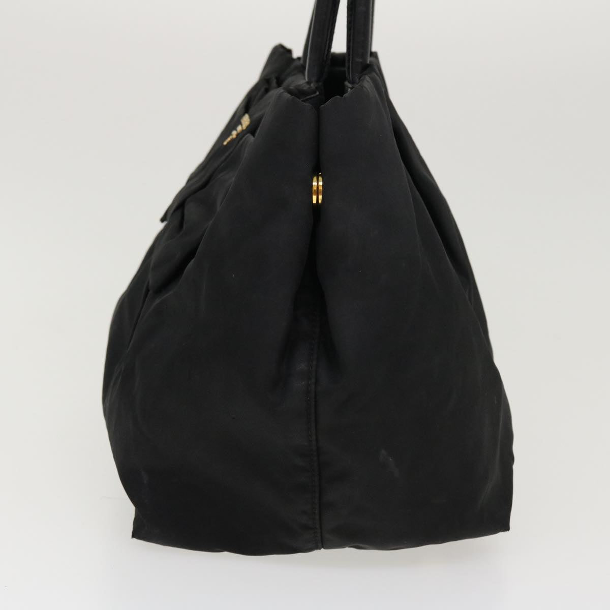 Prada Hand Bag Nylon Black yb046
