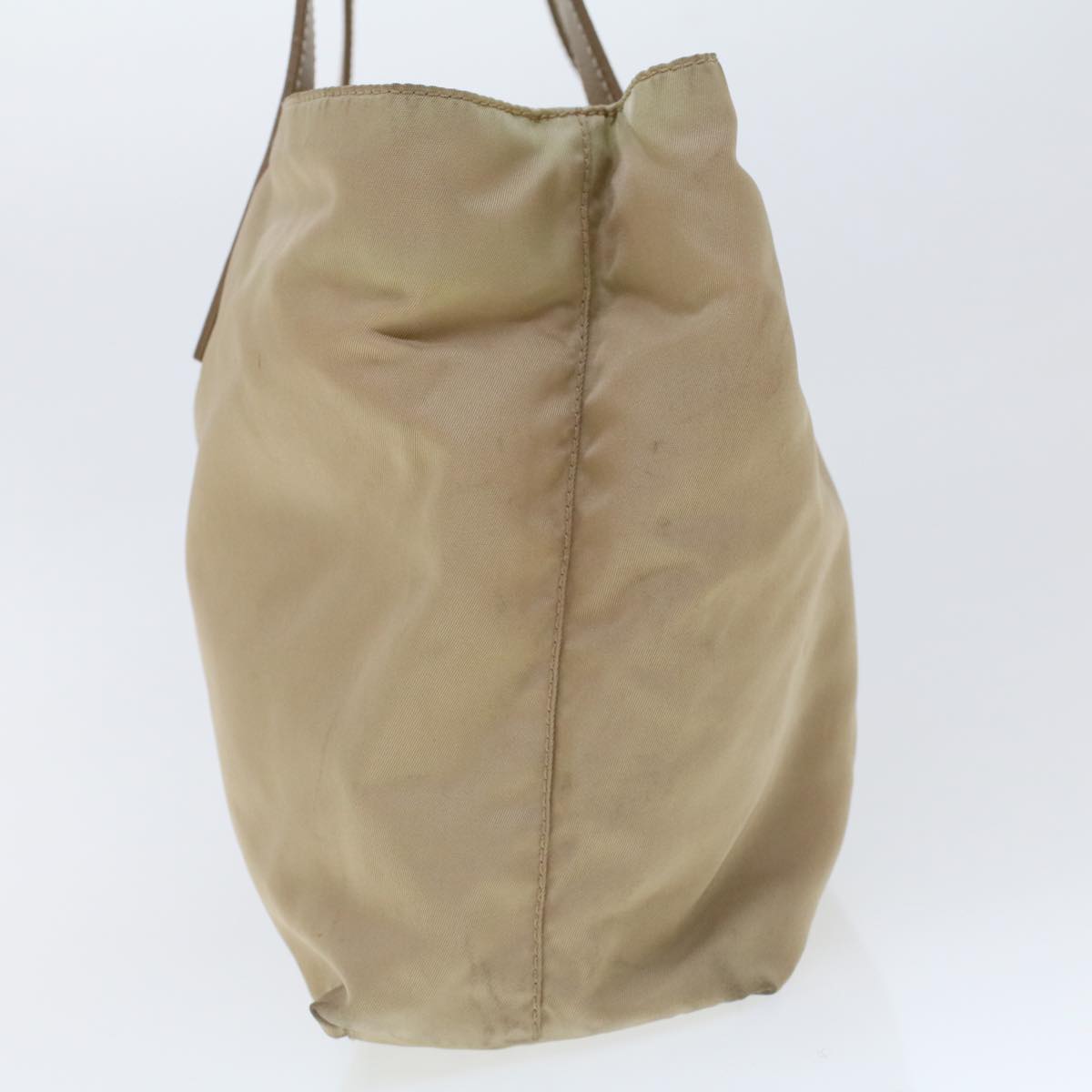 Prada Tote Bag Nylon Beige yb174