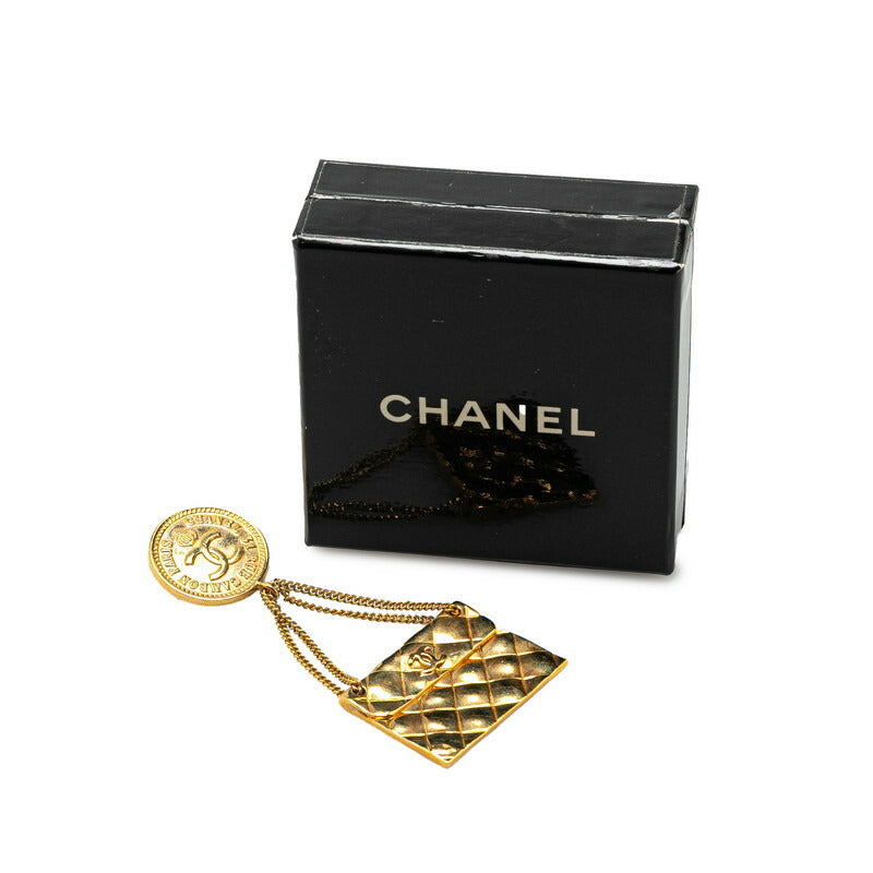 Chanel Gold Plated Coco Mark 31 RUE CAMBON PARIS Matelasse Brooch