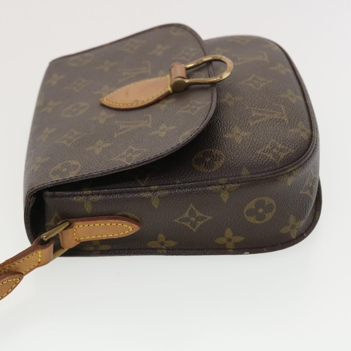 LOUIS VUITTON Monogram Saint Cloud MM Shoulder Bag M51243 LV yk6442