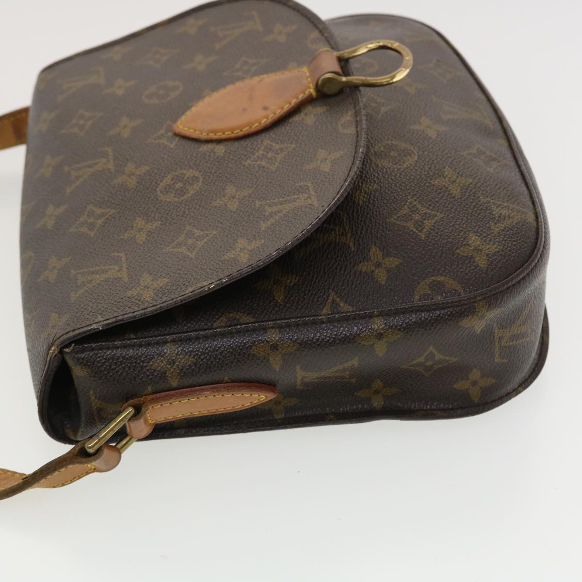 LOUIS VUITTON Monogram Saint Cloud GM Shoulder Bag M51242 LV yk6448