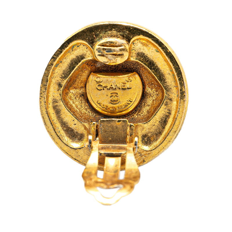 Chanel Gold Plated Vintage Earrings