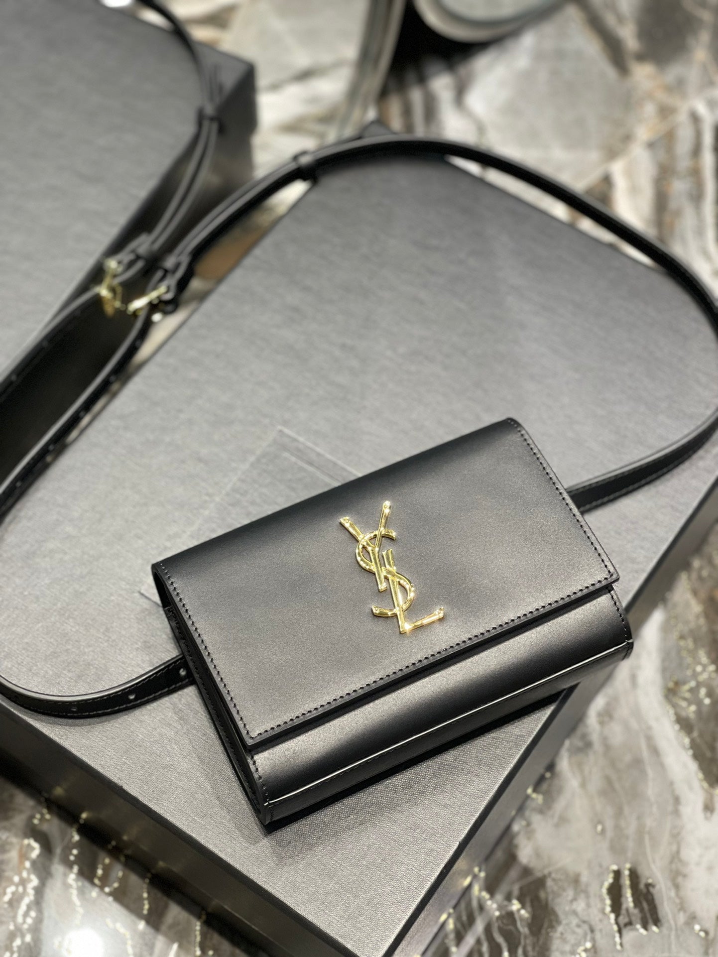 Yves Saint Laurent Kate Belt Bag Black