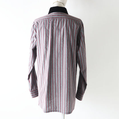 Chanel Long Sleeve Shirt P73409 Gray/Pink/Black
