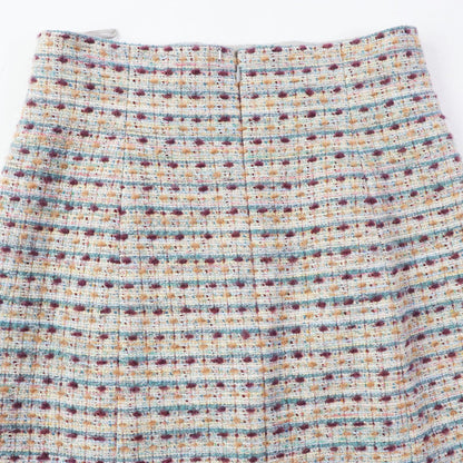 Chanel Wool Tweed Trapezoid Long Skirt