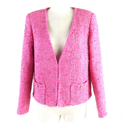 CHANEL No color jacket P70041 cotton pink 42