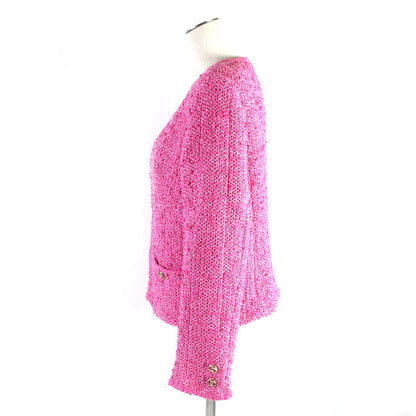 CHANEL No color jacket P70041 cotton pink 42