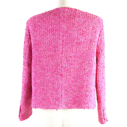 CHANEL No color jacket P70041 cotton pink 42