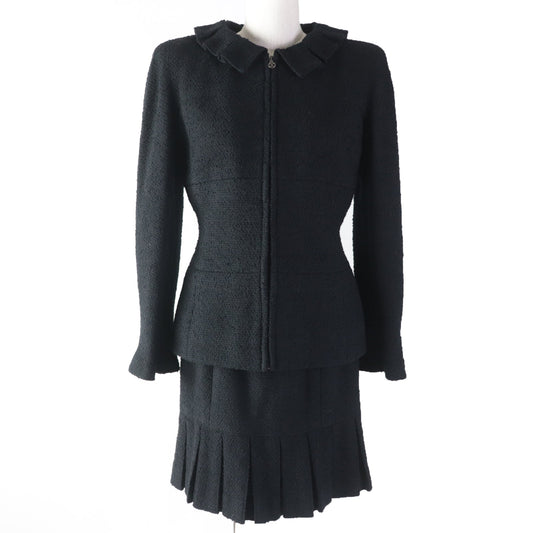 Chanel COCO Mark Tweed Jacket & Skirt Set