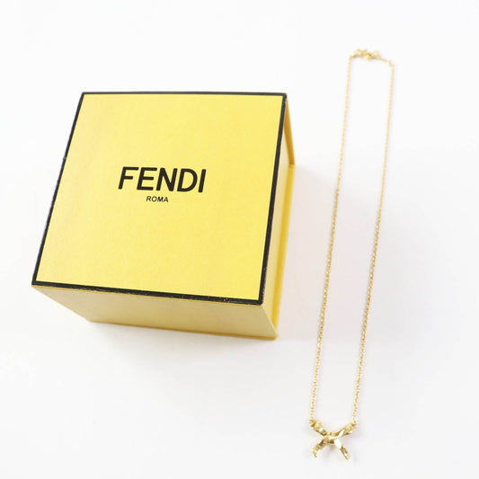 FENDI Necklace 8AK081 Gold Plated gold