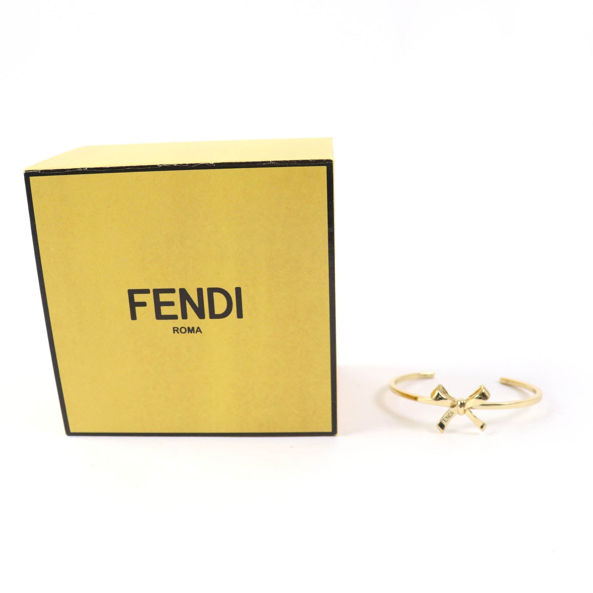 FENDI Bangle 8AK080 Gold Plated gold M