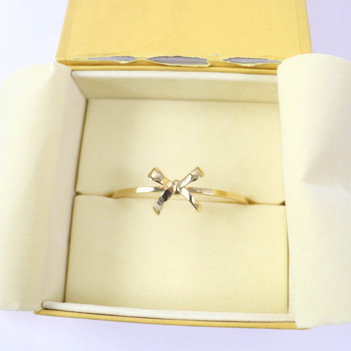 FENDI Bangle 8AK080 Gold Plated gold M