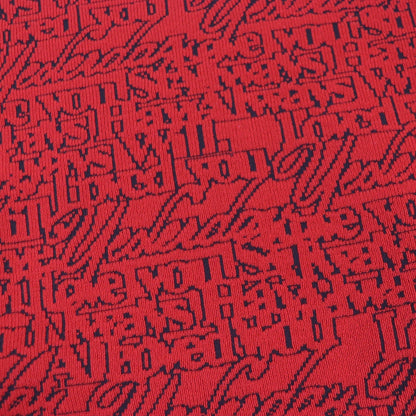 Balenciaga Slogan Jacquard Wool Nylon Sweater XS