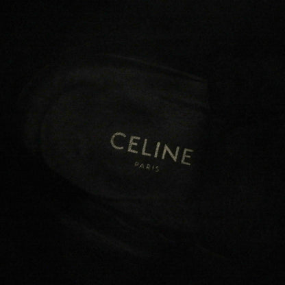 CELINE leather black Women 37 Secondhand