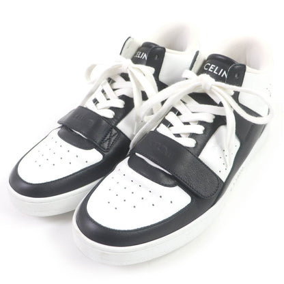 CELINE sneakers CT-02 Body: Leather White black mens 40 Used