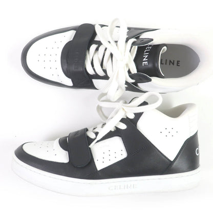 CELINE sneakers CT-02 Body: Leather White black mens 40 Used