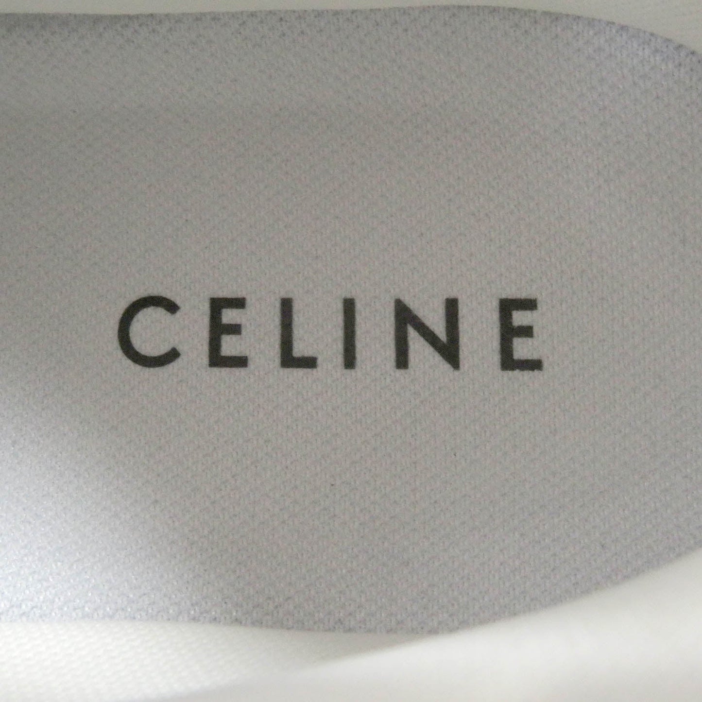 CELINE sneakers CT-02 Body: Leather White black mens 40 Used