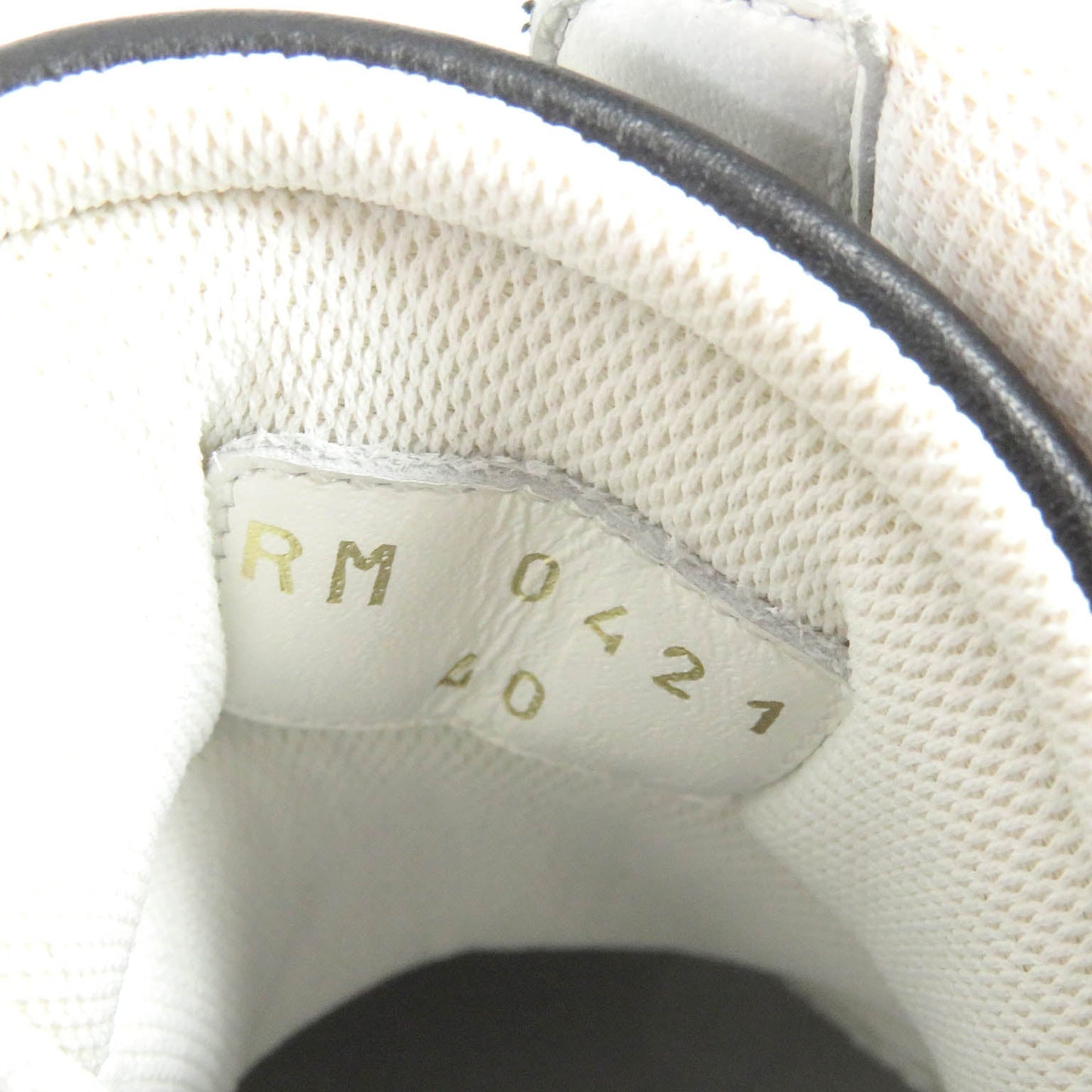 CELINE sneakers CT-02 Body: Leather White black mens 40 Used