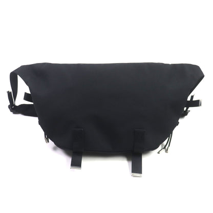 CELINE Sling bag 19869 Nylon black Medium Trekking Messenger mens Secondhand