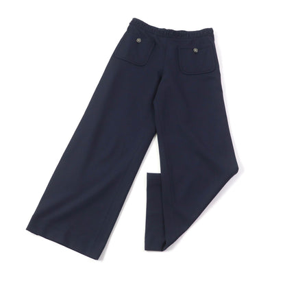 CHANEL Pants P43060 V31604 Rayon Navy 40