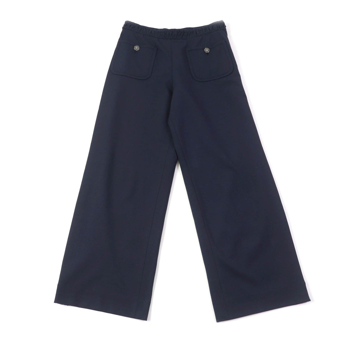 CHANEL Pants P43060 V31604 Rayon Navy 40