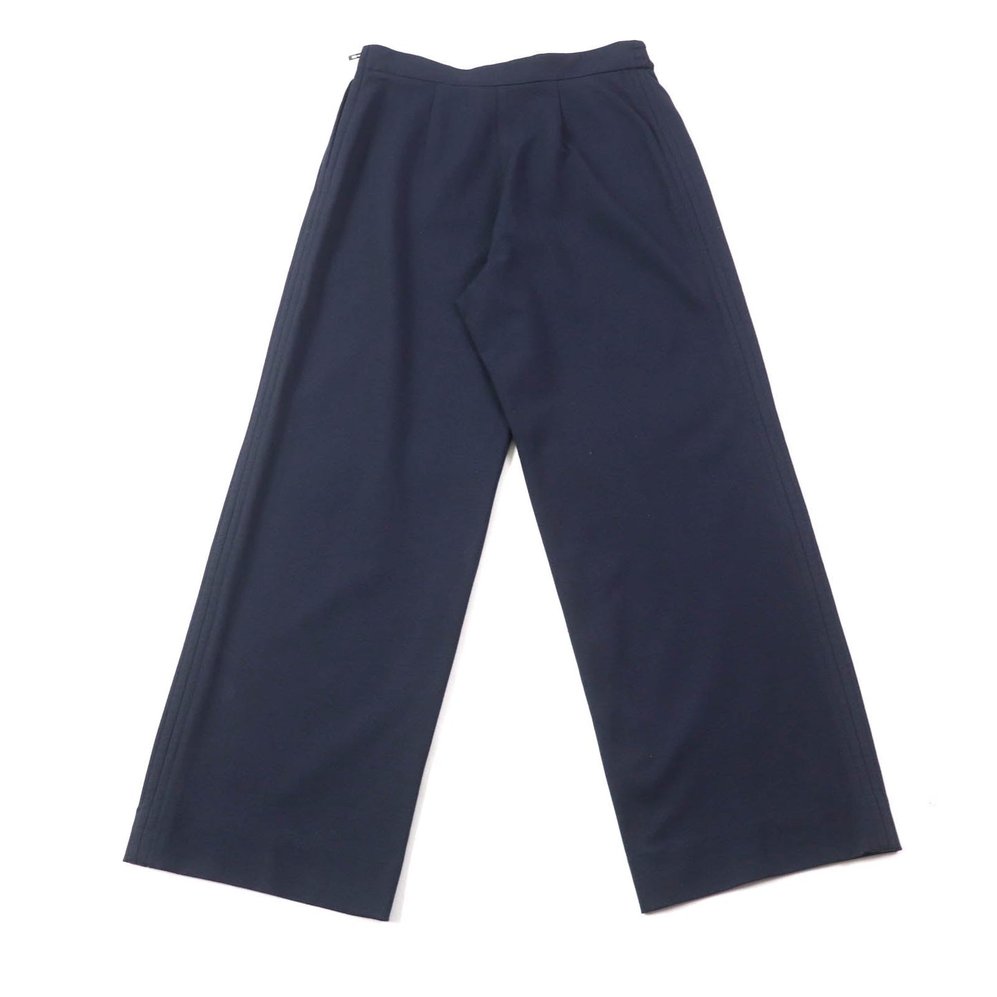 CHANEL Pants P43060 V31604 Rayon Navy 40
