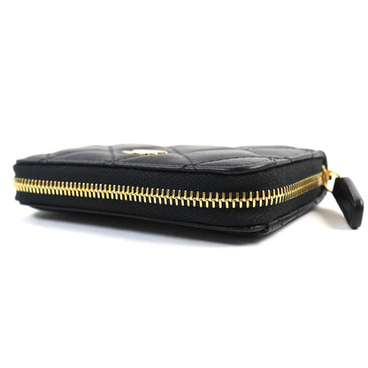 Chanel Classic Leather Zip Coin Purse AP0216