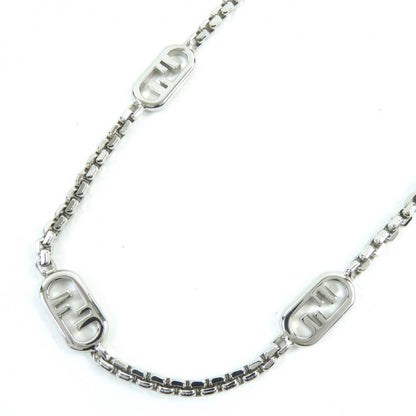 FENDI Necklace 7AJ834 brass Silver Orlock Necklace