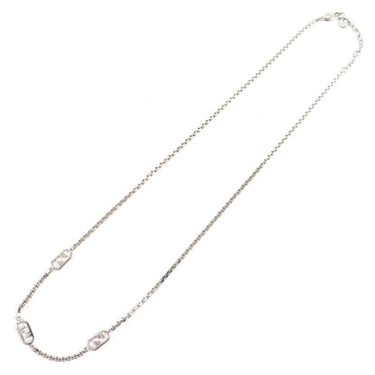 FENDI Necklace 7AJ834 brass Silver Orlock Necklace