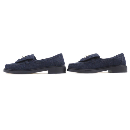 CHANEL loafers G45720 denim Indigo blue 35.5