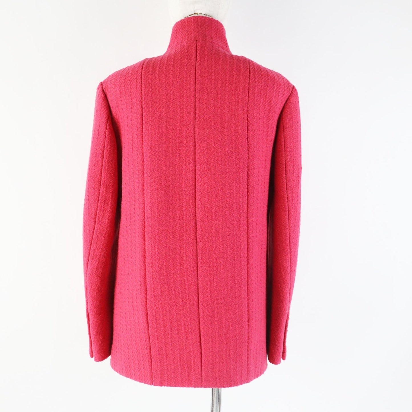 CHANEL Jacket 20A P65341 wool pink 34