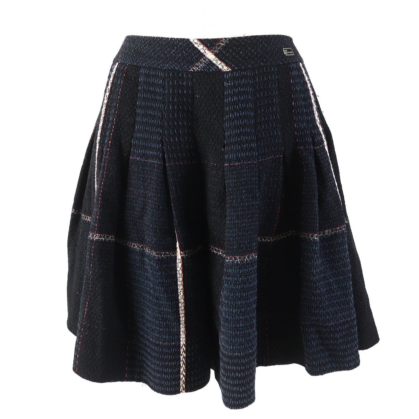 CHANEL skirt 07C P29984 cotton Black multicolor 36