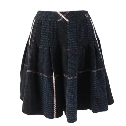 CHANEL skirt 07C P29984 cotton Black multicolor 36