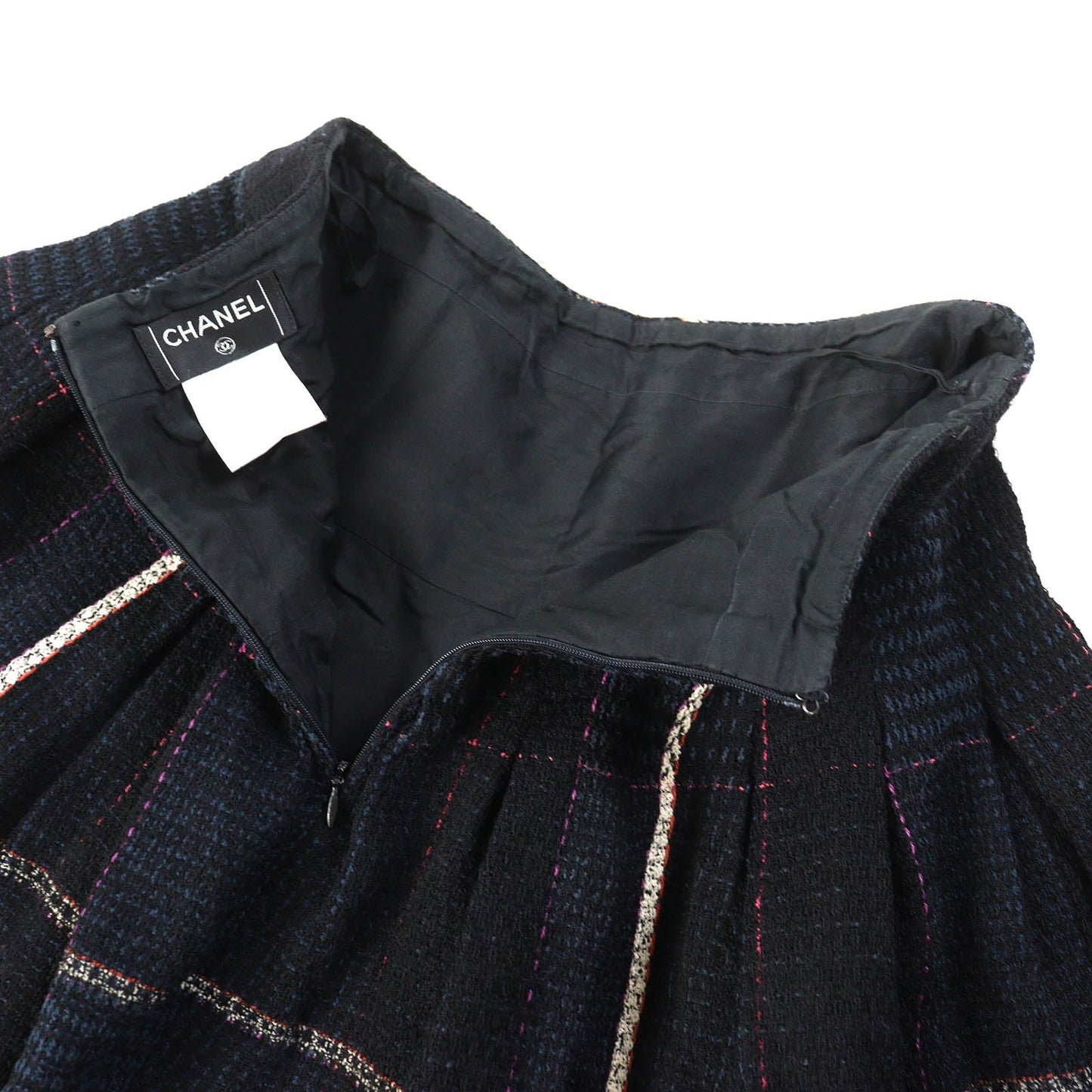 CHANEL skirt 07C P29984 cotton Black multicolor 36