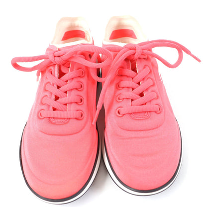 CHANEL Low cut sneakers G34763 fabric Pink white COCO Mark 35