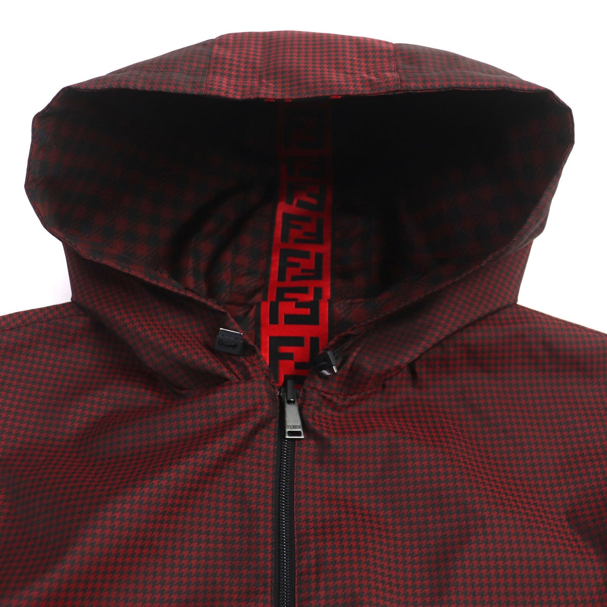 FENDI coat FAA864 polyester Red black 48
