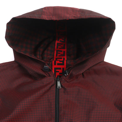FENDI coat FAA864 polyester Red black 48