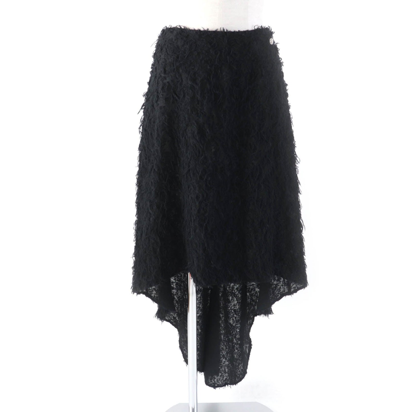 CHANEL skirt 22A P73158 wool black 36