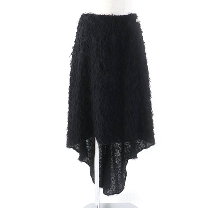 CHANEL skirt 22A P73158 wool black 36
