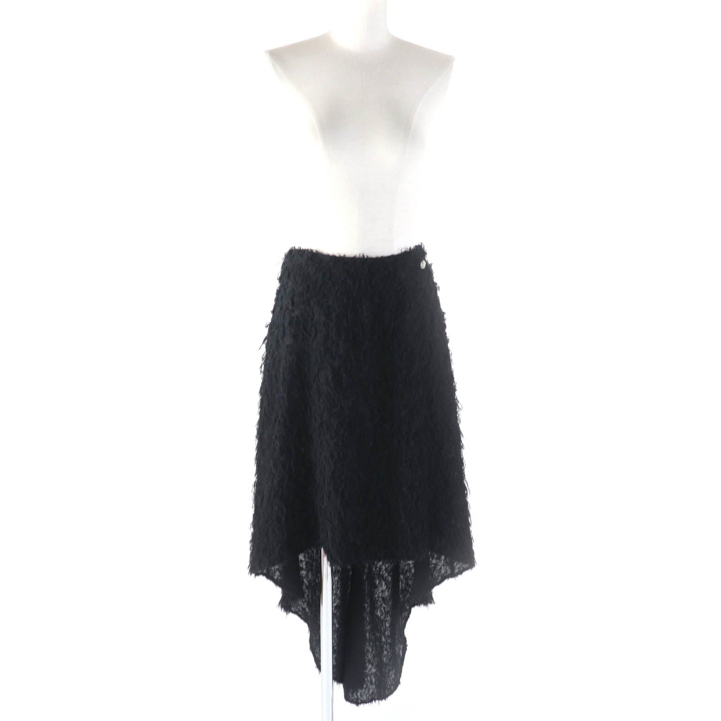 CHANEL skirt 22A P73158 wool black 36