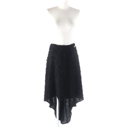 CHANEL skirt 22A P73158 wool black 36
